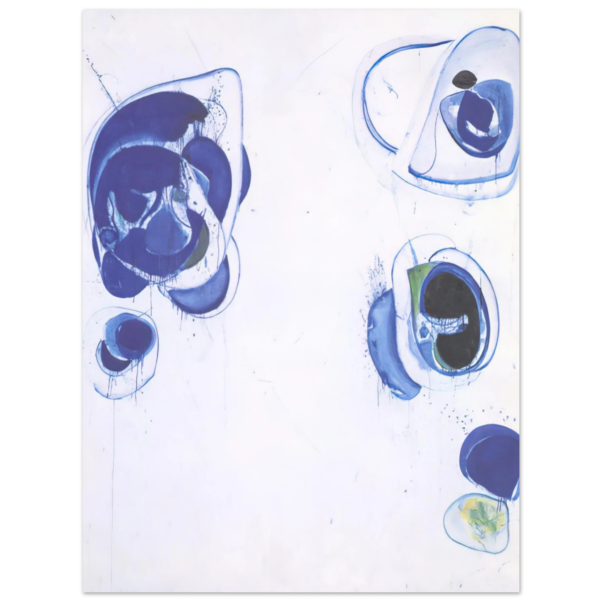 Sam Francis - Blue Balls VII Fine Art Poster - Default Title