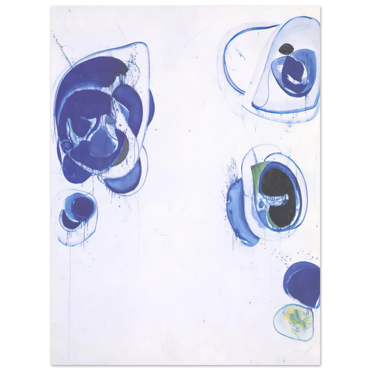 Sam Francis - Blue Balls VII Fine Art Poster - Default Title