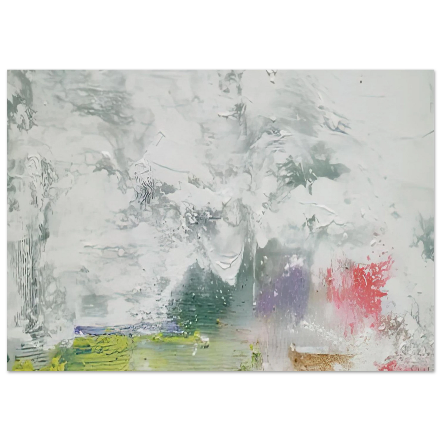 Helen Frankenthaler - Maelstrom, 1992- Wall Art - 30x40 cm / 12x16 inches - Premium Wooden Framed Poster With Fine Art Paper - Black frame