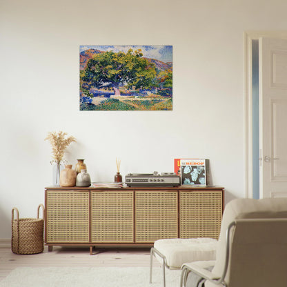 Around My House - Henri-Edmond Cross Brushed Aluminum Print - 70x100 cm / 28x40 inches | Henri-Edmond Cross Aluminum Print | Henri-Edmond Cross Prints