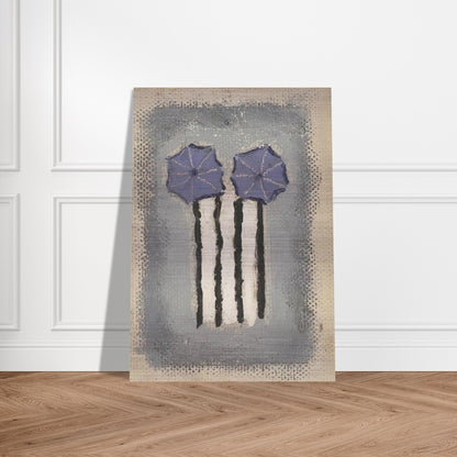 Untitled - 1947 - Forrest Bess Brushed Aluminum Print - 70x100 cm / 28x40 inches | Forrest Bess Aluminum Print | Forrest Bess Prints