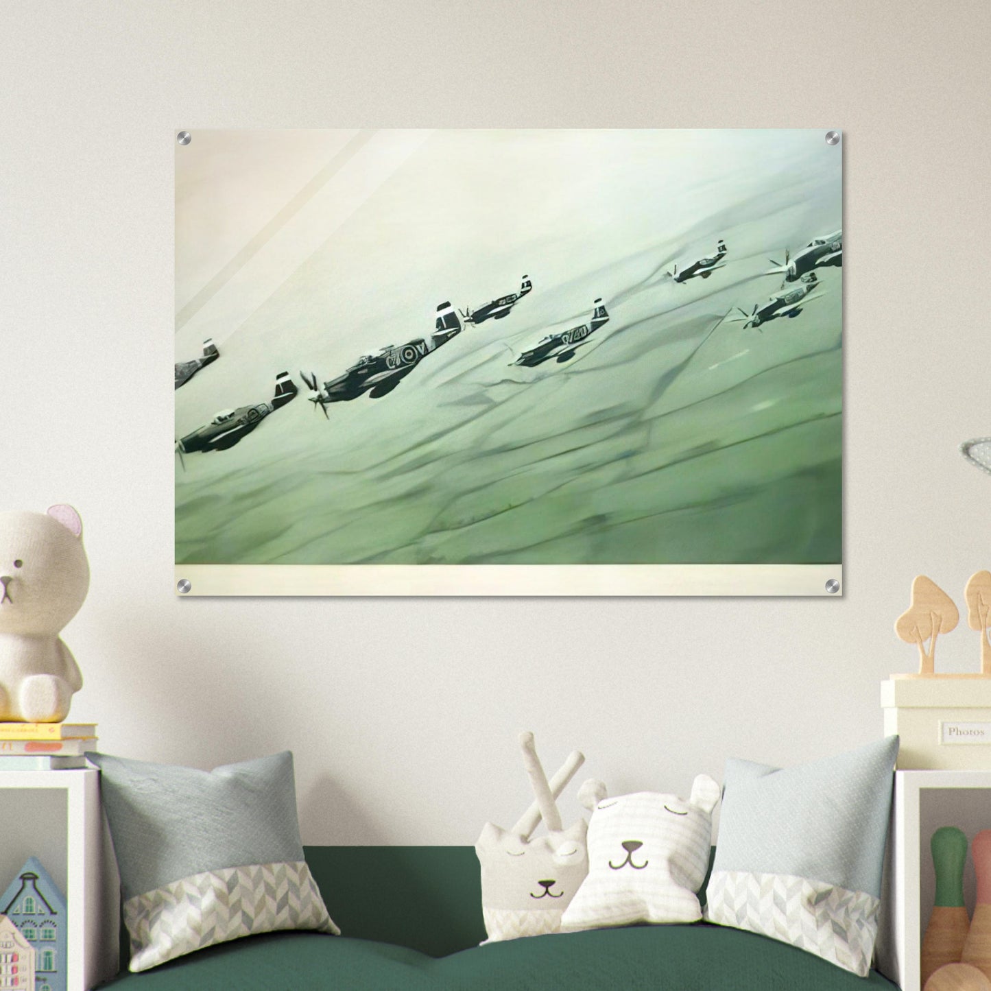 MUSTANG STAFFEL 1964 - Gerhard Richter Acrylic Print - 70x100 cm / 28x40″ inches