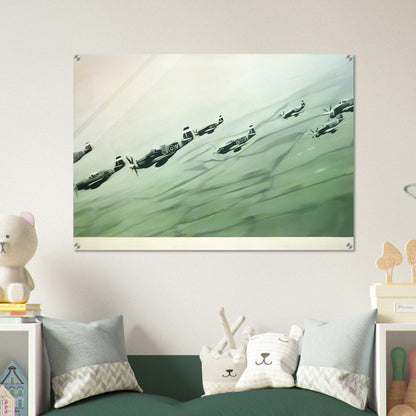 MUSTANG STAFFEL 1964 - Gerhard Richter Acrylic Print - 70x100 cm / 28x40″ inches