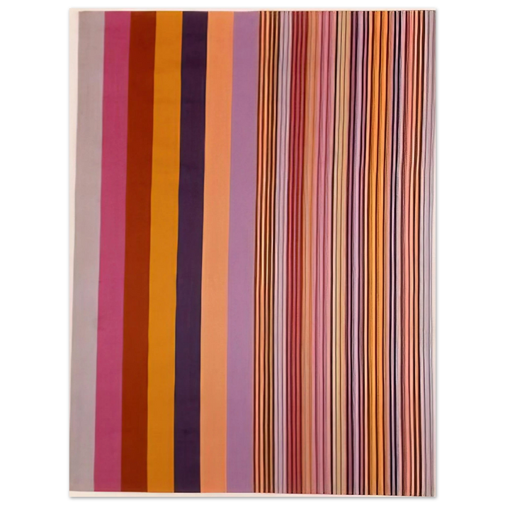 Gene Davis - Lincoln Center - 1971  75x100 cm / 30x40inches Fine Art Poster