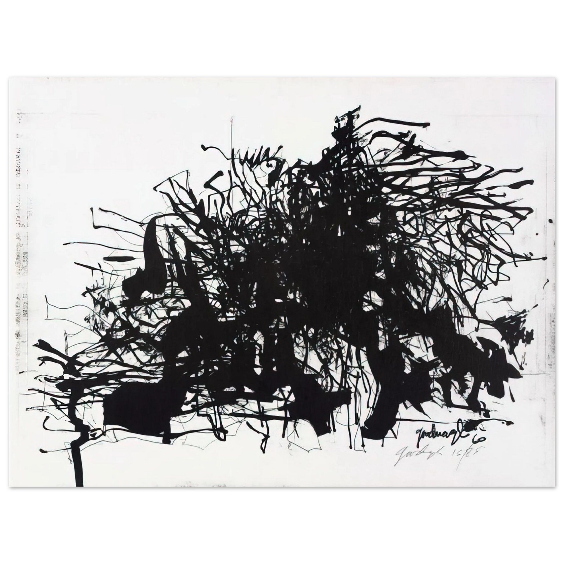 Robert Goodnough - Nomads - 1960 Fine Art Poster - Default Title