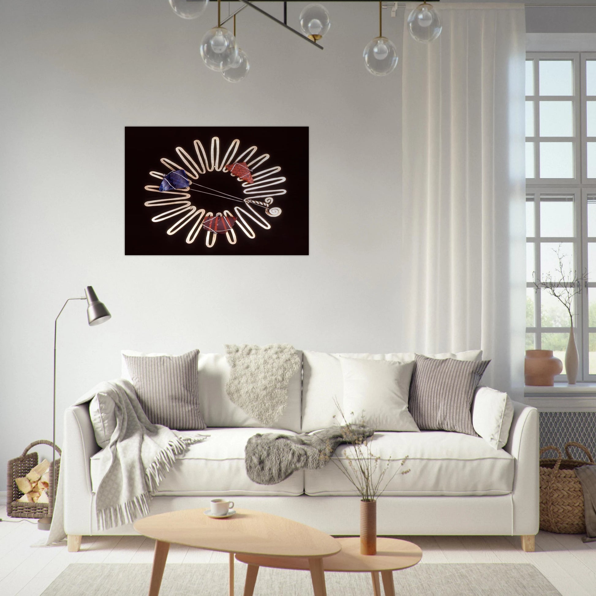 BROOCH 1938 - Alexander Calder Brushed Aluminum Print - 70x100 cm / 28x40 inches | Alexander Calder Aluminum Print | Alexander Calder Prints