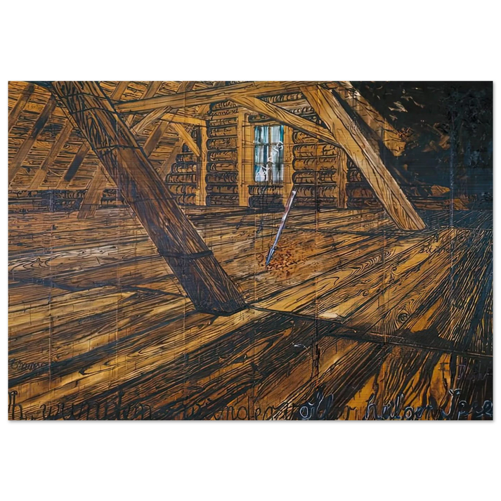 PARSIFAL III 1973 - Anselm Kiefer Brushed Aluminum Print - 70x100 cm / 28x40 inches | Anselm Kiefer Aluminum Print | Anselm Kiefer Prints