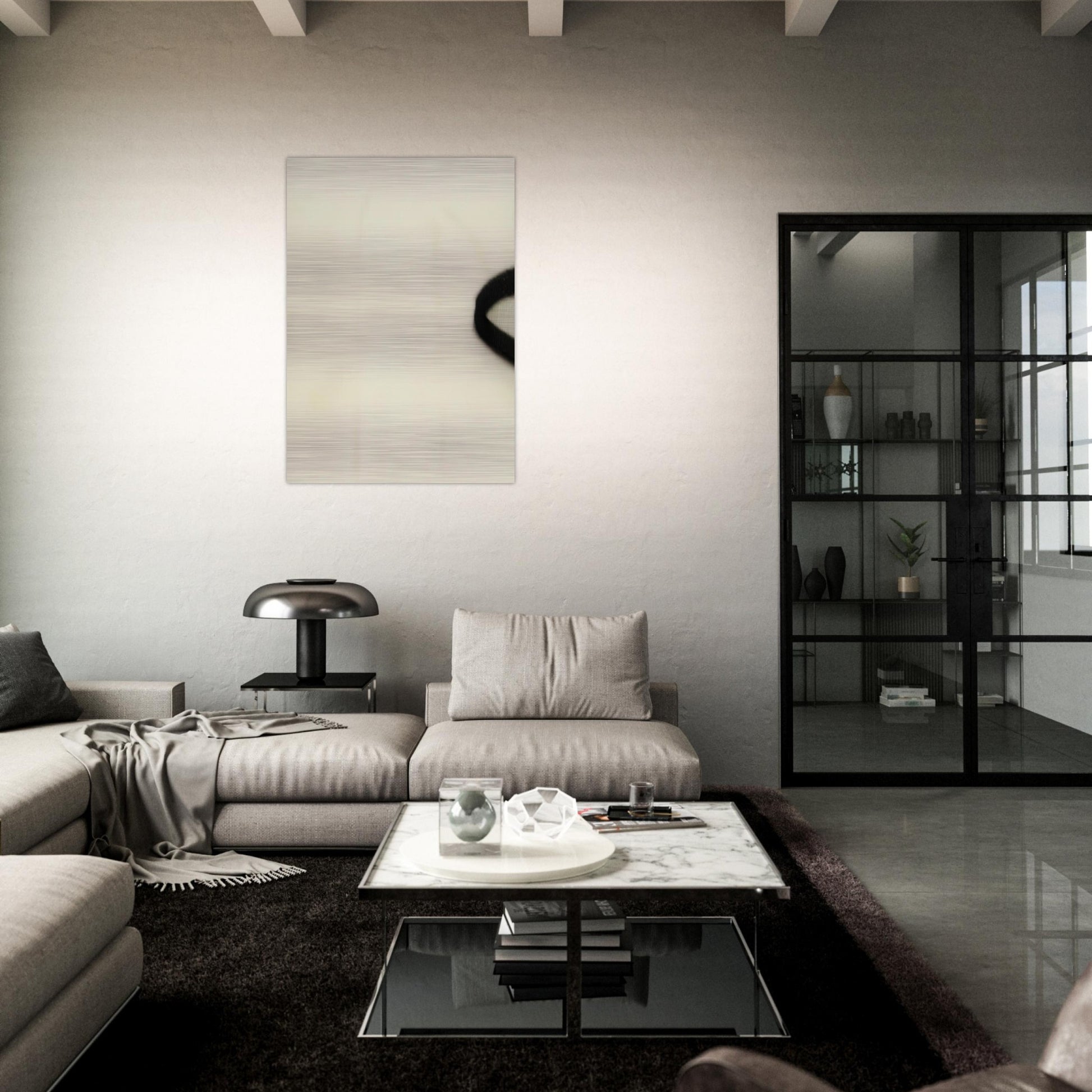 64-1-3 - 1964 - Martin Barre Brushed Aluminum Print - 70x100 cm / 28x40 inches | Martin Barre Aluminum Print | Martin Barre Prints