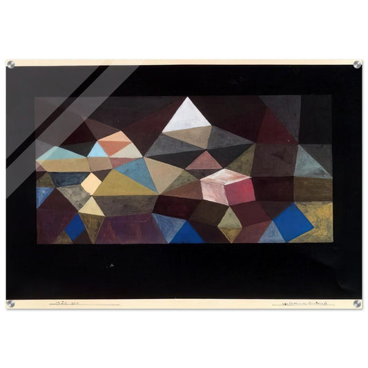 CRYSTALLINE LANDSCAPE 1929 - Paul Klee Acrylic Print - 70x100 cm / 28x40″ inches | Paul Klee Wall Art | Paul Klee Prints
