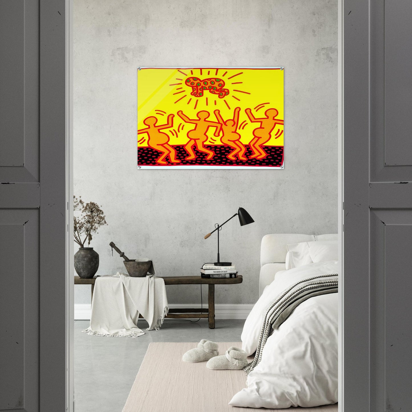 UNTITLED 1983 1 - Keith Haring Acrylic Print - 70x100 cm / 28x40″ inches | Keith Haring Wall Art | Keith Haring Prints