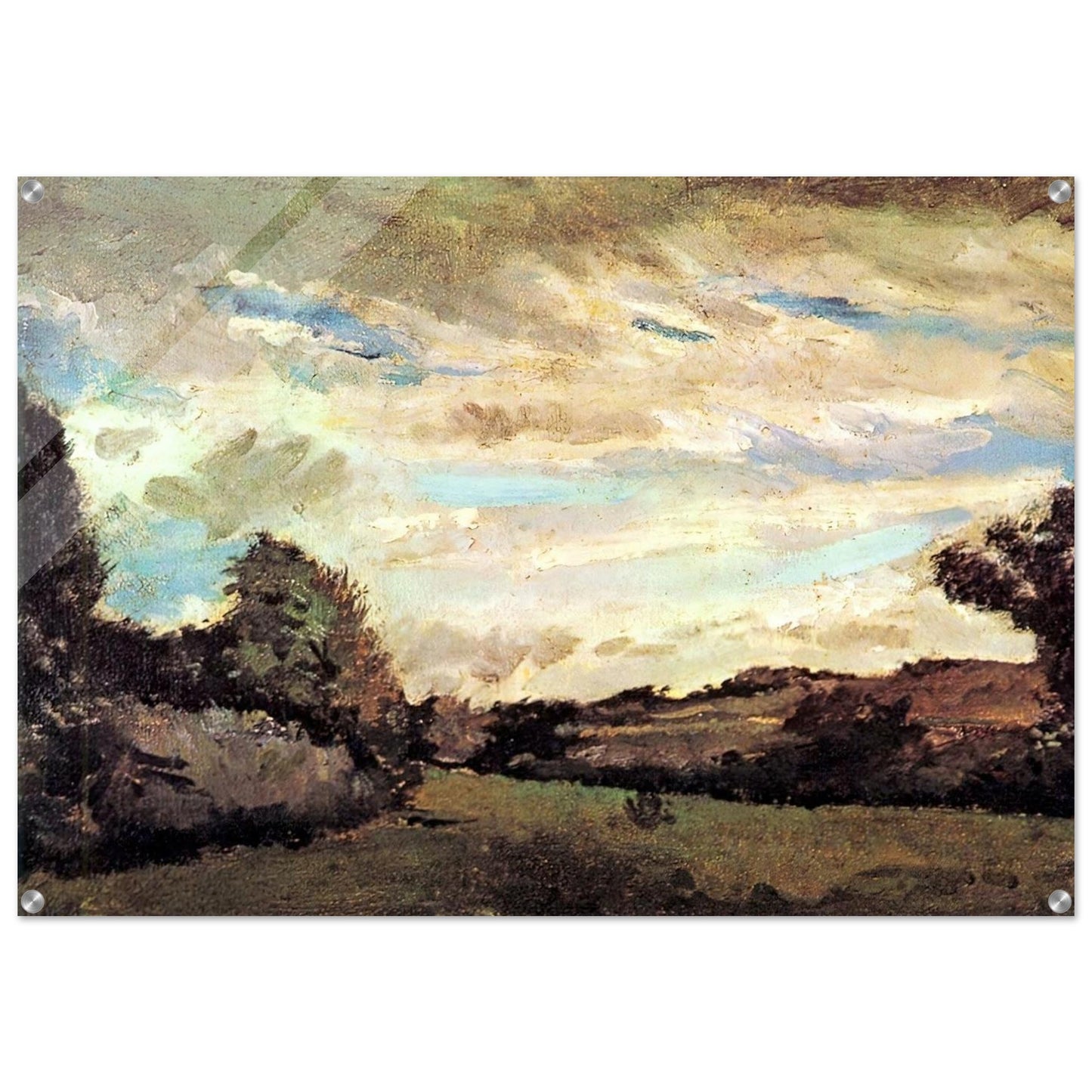 Landscape with Dunes - Vincent van Gogh Acrylic Print - 70x100 cm / 28x40″ inches | Vincent van Gogh Wall Art | Vincent van Gogh Prints