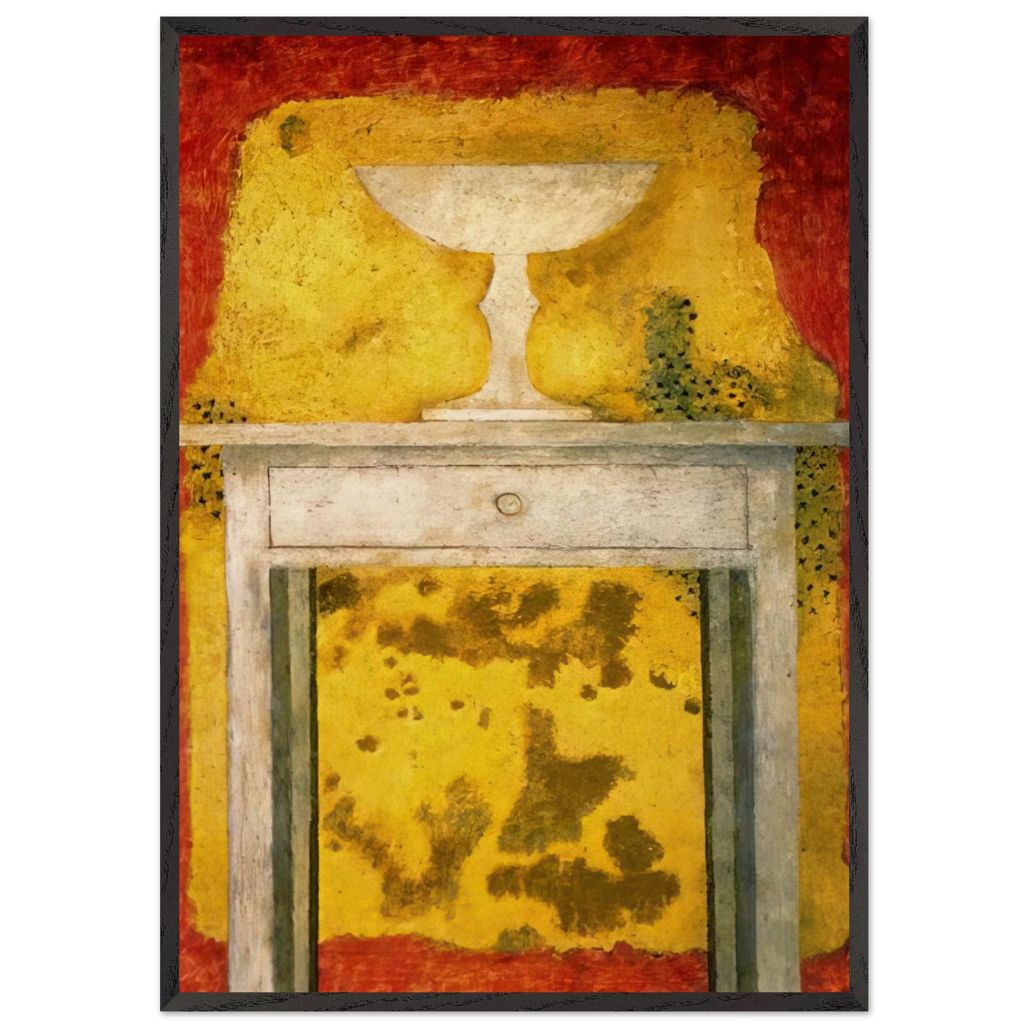 FRUTERO VACIO 1976 - Rufino Tamayo Framed Art Print – Black Wooden Frame - Default Title - -Framed Art Print