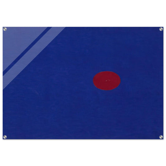 Red and Blue from the series Line Form Color - Ellsworth Kelly Acrylic Print - 70x100 cm / 28x40″ inches