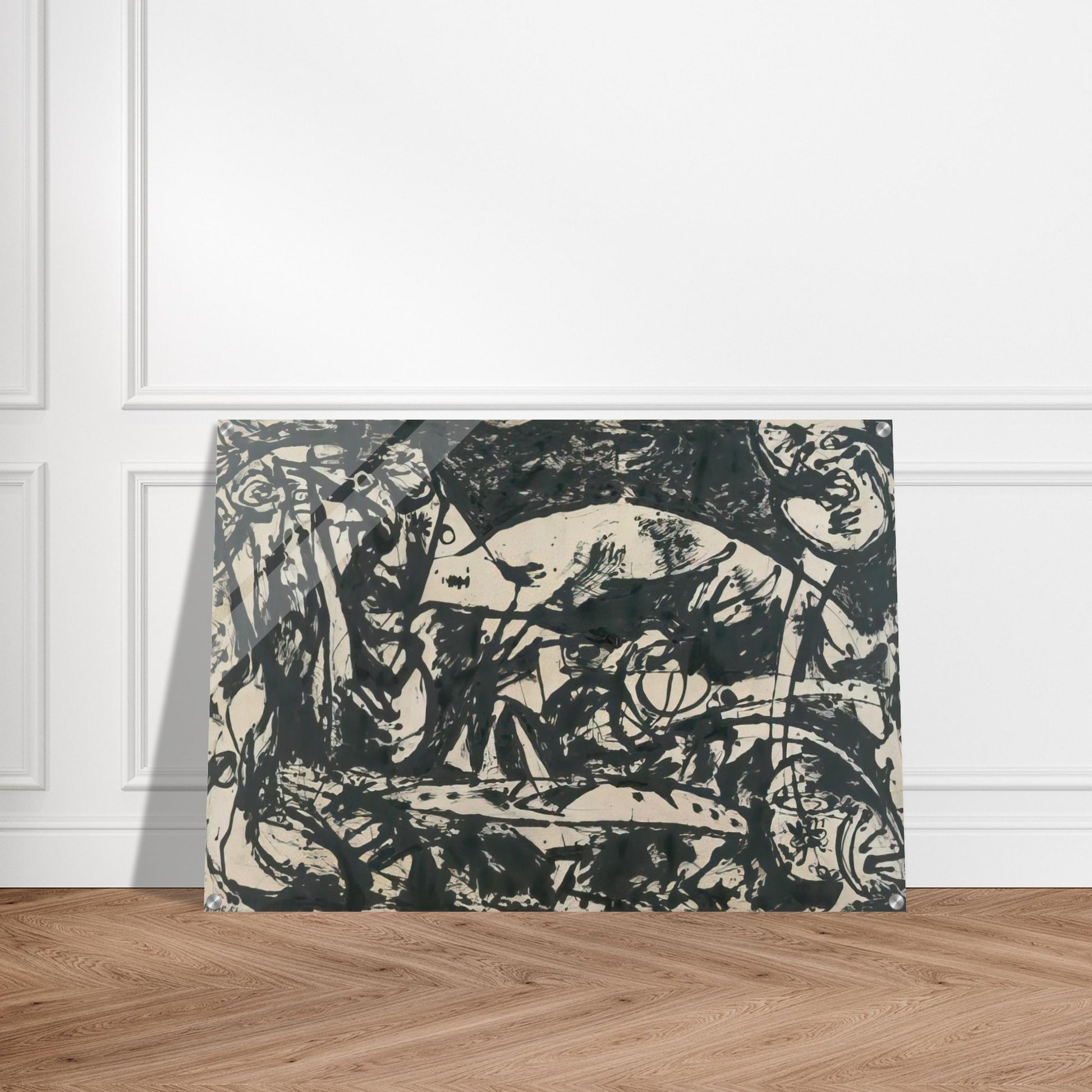 NUMBER 14 - Jackson Pollock Acrylic Print - 70x100 cm / 28x40″ inches | Jackson Pollock Wall Art | Jackson Pollock Prints