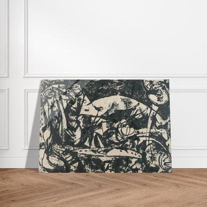 NUMBER 14 - Jackson Pollock Acrylic Print - 70x100 cm / 28x40″ inches | Jackson Pollock Wall Art | Jackson Pollock Prints