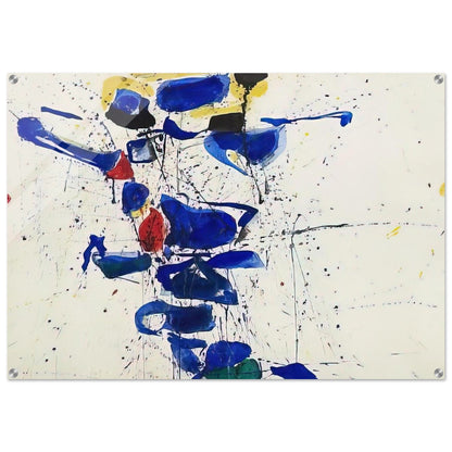 Untitled  SF59-531  - Sam Francis Acrylic Print - 70x100 cm / 28x40″ inches | Sam Francis Wall Art | Sam Francis Prints