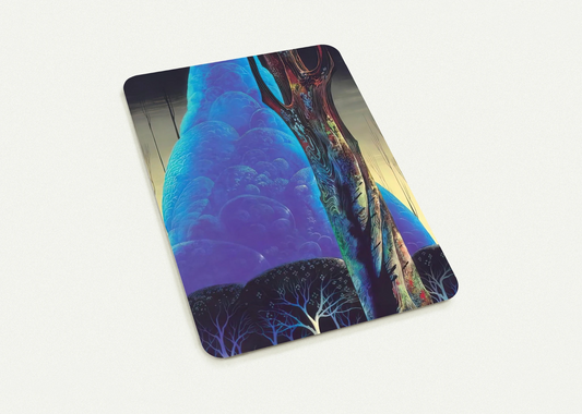 Blue Nocturne By Eyvind Earle Pack of 10 Post Cards | Eyvind Earle Post Cards | A6 (10.5 x 14.8 cm) - 4.1 x 5.8 inches