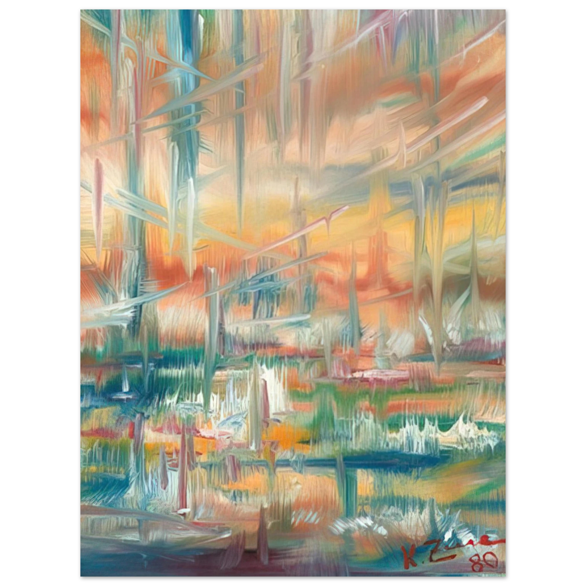 Konrad Zuse - Abstract Composition Fine Art Poster - Default Title