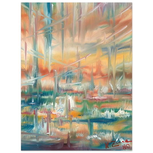Konrad Zuse - Abstract Composition Fine Art Poster - Default Title