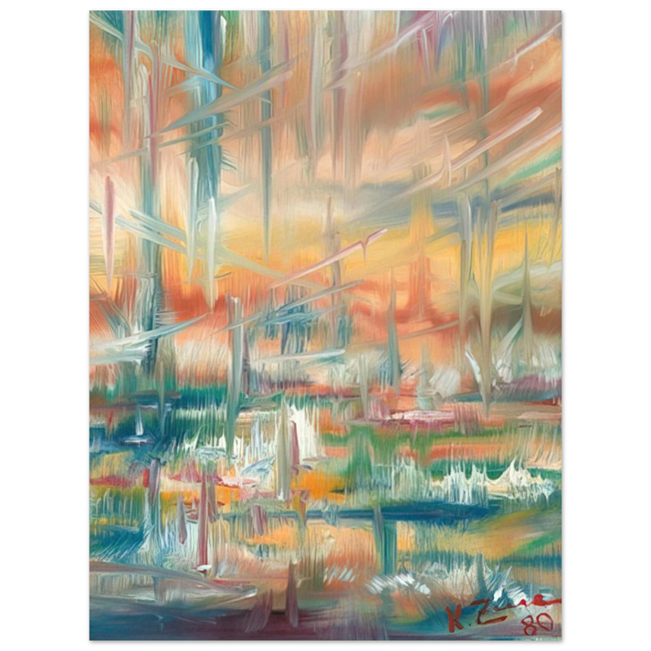 Konrad Zuse - Abstract Composition  75x100 cm / 30x40inches Fine Art Poster
