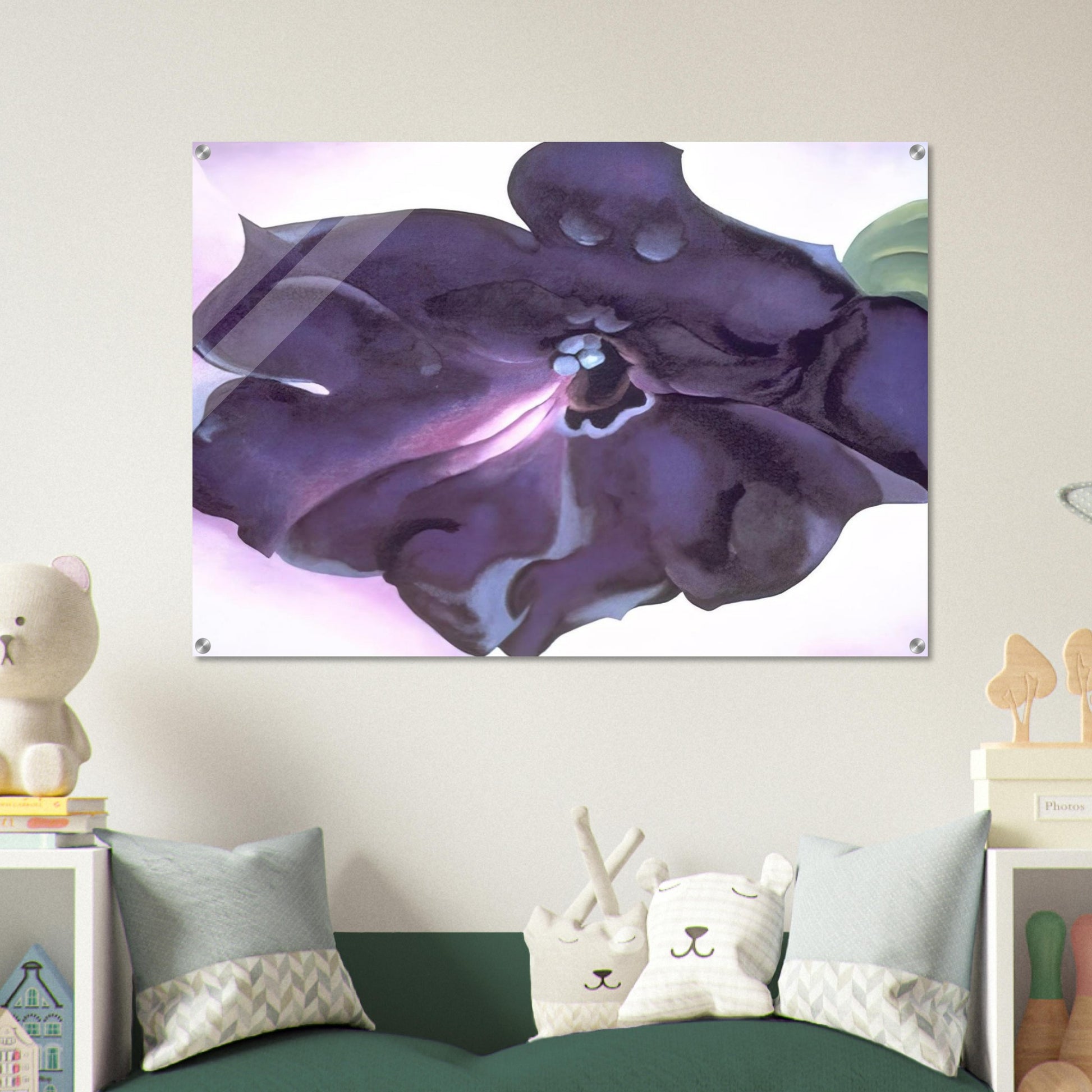 Petunia - Georgia O'Keeffe Acrylic Print - 70x100 cm / 28x40″ inches | Georgia O'Keeffe Wall Art | Georgia O'Keeffe Prints