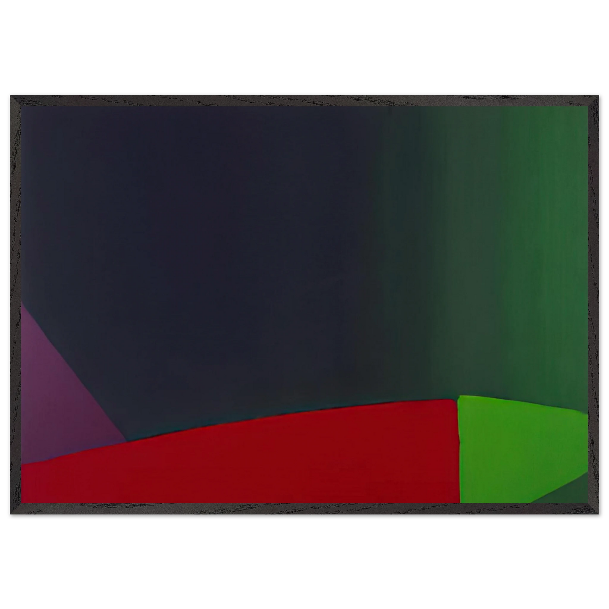 6366 - 1966 - John Hoyland Framed Art Print – Black Wooden Frame - Default Title - -Framed Art Print
