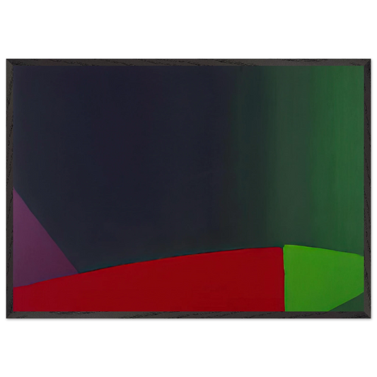 6366 - 1966 - John Hoyland Framed Art Print – Black Wooden Frame - Default Title - -Framed Art Print