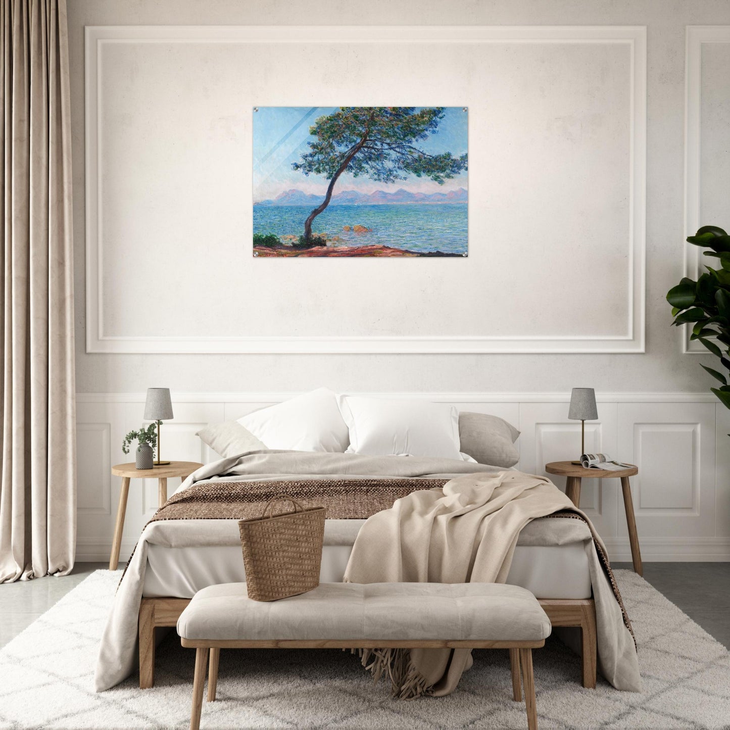 The Esterel Mountains - claude monet Acrylic Print - 70x100 cm / 28x40″ inches | claude monet Wall Art | claude monet Prints