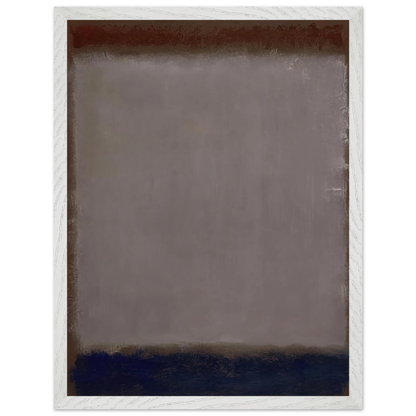 Mark Rothko - Lavender and Mulberry - 1959 Wall Art - 21x29.7 cm / 8x12" - Premium Wooden Framed Poster With Fine Art Paper - Wood frame