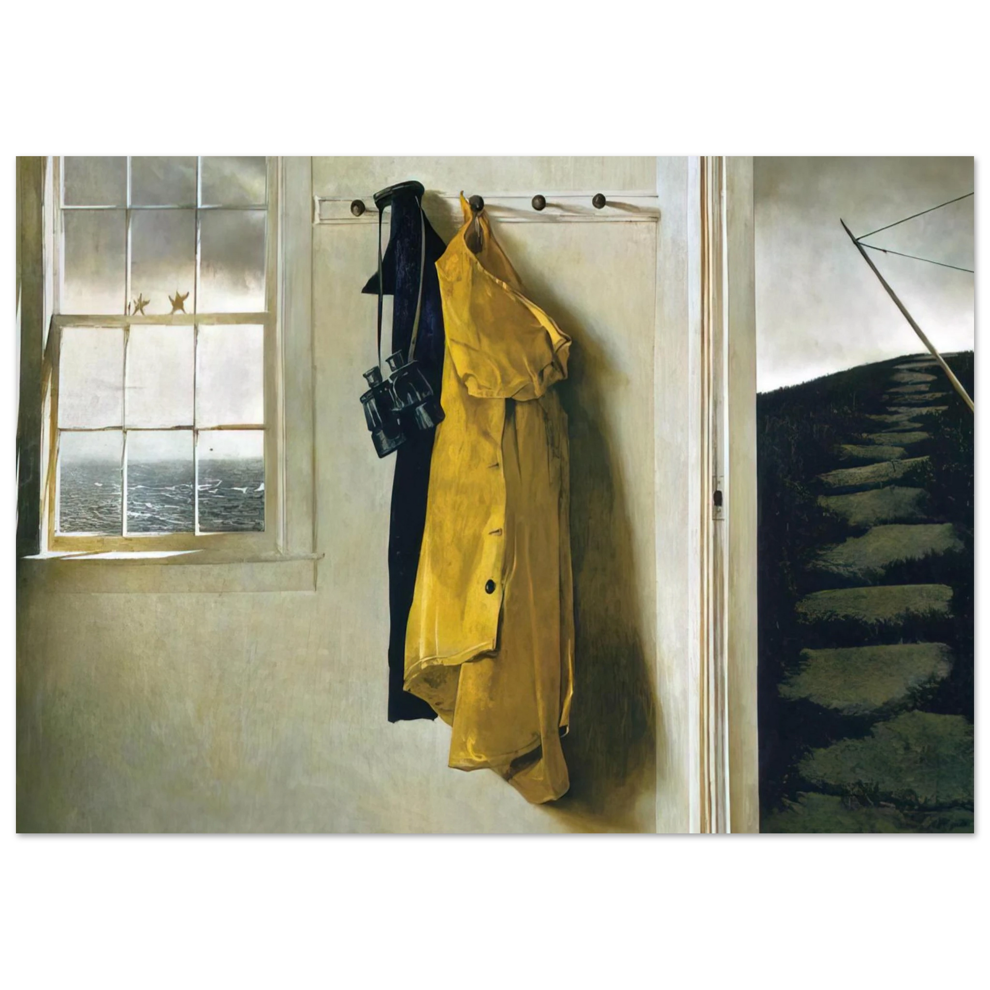 Andrew Wyeth - SQUALL Wall Art - 60x80 cm / 24x32 inches - Fine Art Poster - -