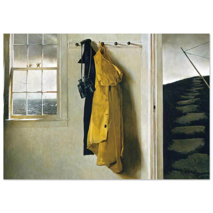 Andrew Wyeth - SQUALL Wall Art - 60x80 cm / 24x32 inches - Fine Art Poster-canvas - -