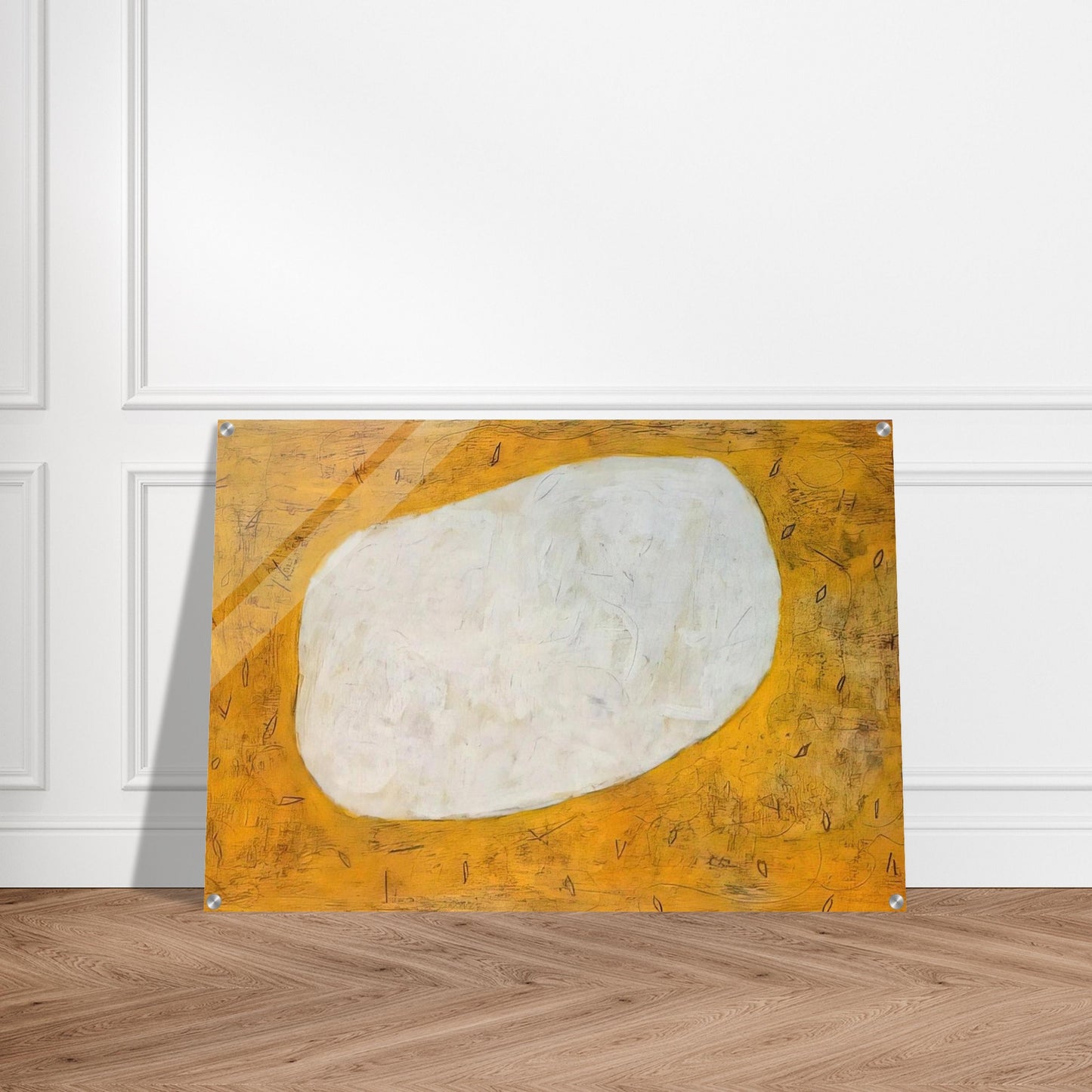 Homage to Dubuffet I - 1952 - Gene Davis Acrylic Print - 70x100 cm / 28x40″ inches | Gene Davis Wall Art | Gene Davis Prints