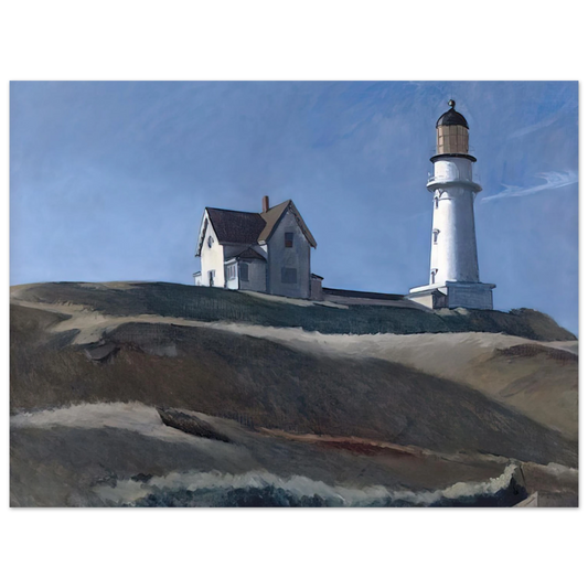 Edward Hopper - Lighthouse HIll Fine Art Poster - 13x18 cm / 5x7 inches