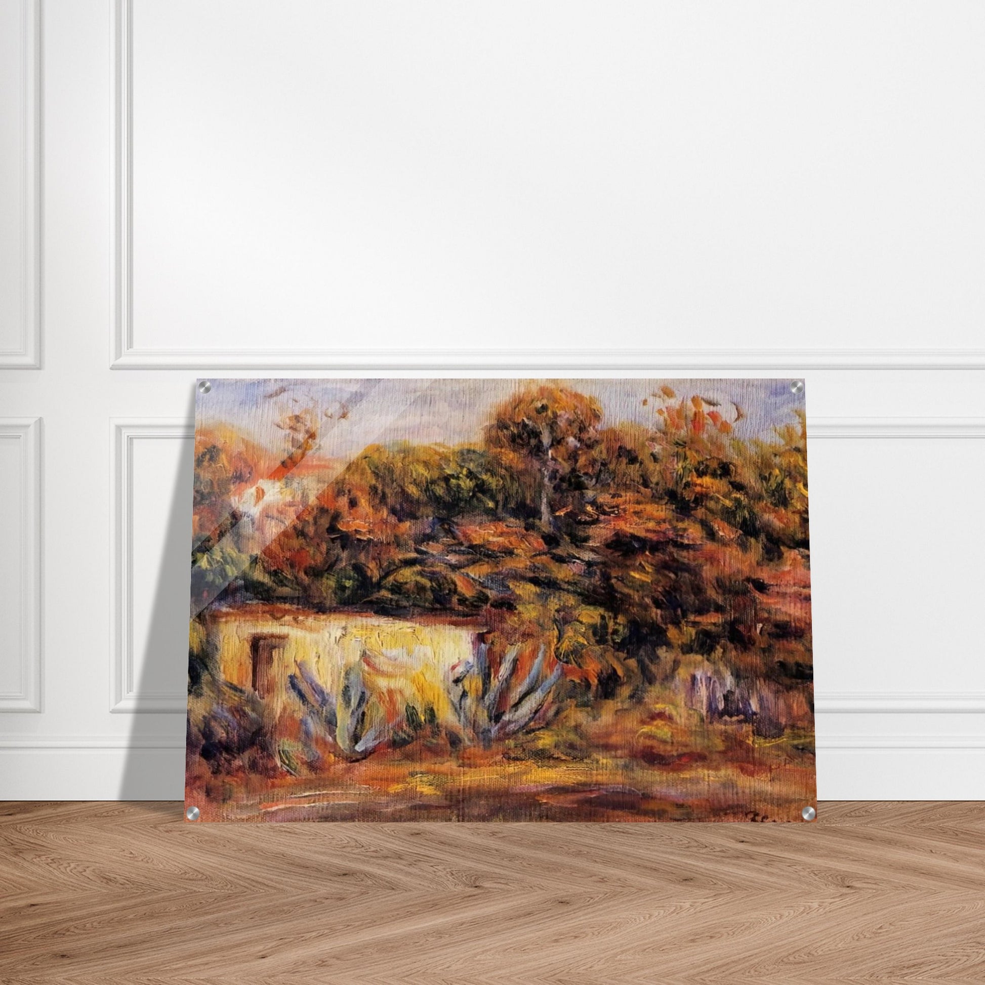 Cabin with Aloe Plants - Pierre-Auguste Renoir Acrylic Print - 70x100 cm / 28x40″ inches