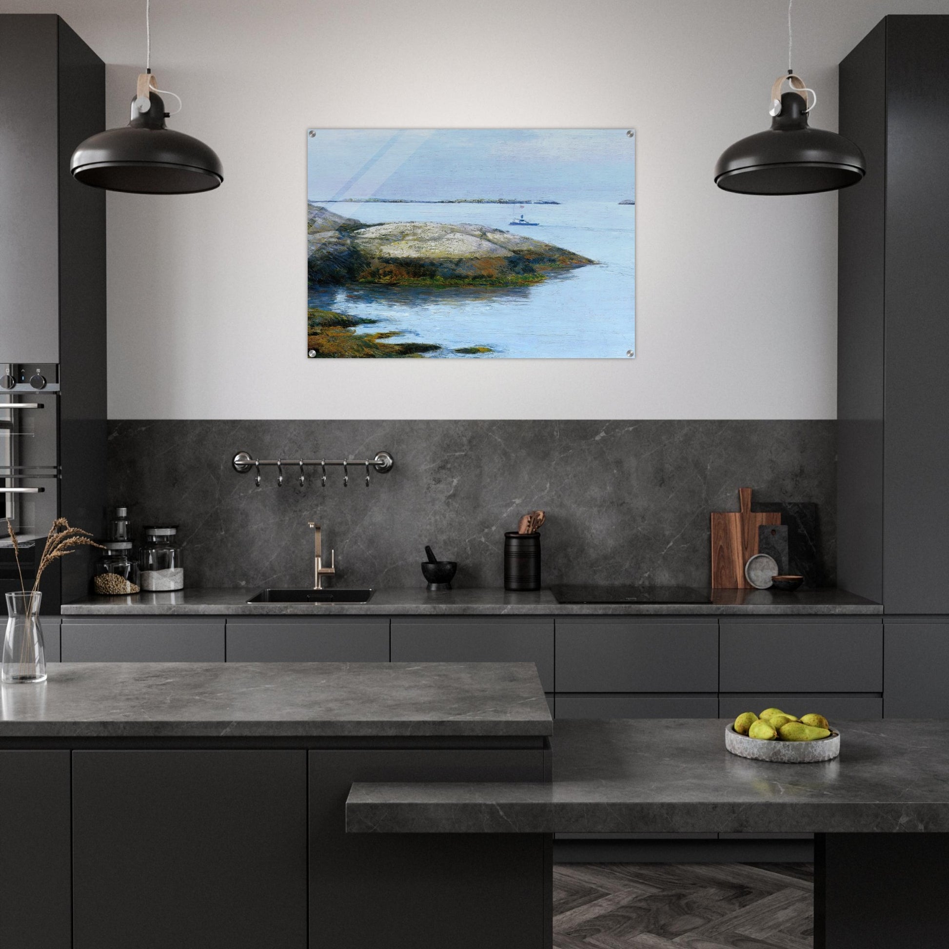 Isles of Shoals, Appledore - Childe Hassam Acrylic Print - 70x100 cm / 28x40″ inches