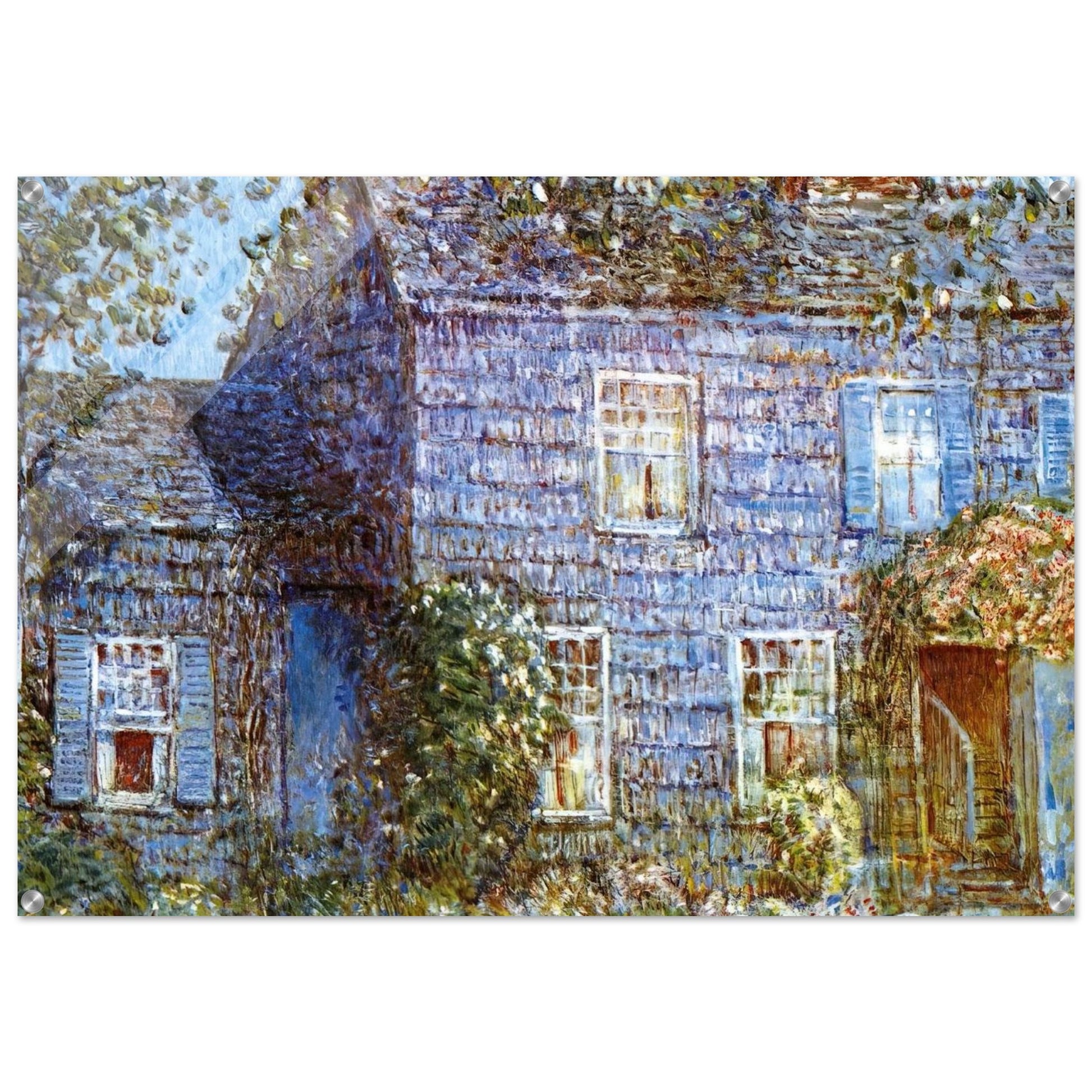 Hutchison House, Easthampton - Childe Hassam Acrylic Print - 70x100 cm / 28x40″ inches