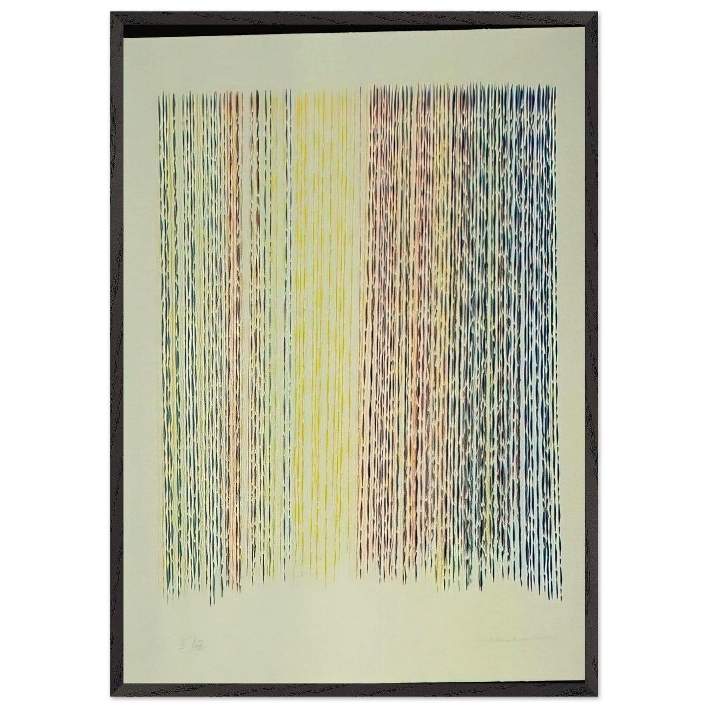 Paplito della Luce - 1983 - Piero Dorazio Framed Art Print – Black Wooden Frame - Default Title - -Framed Art Print