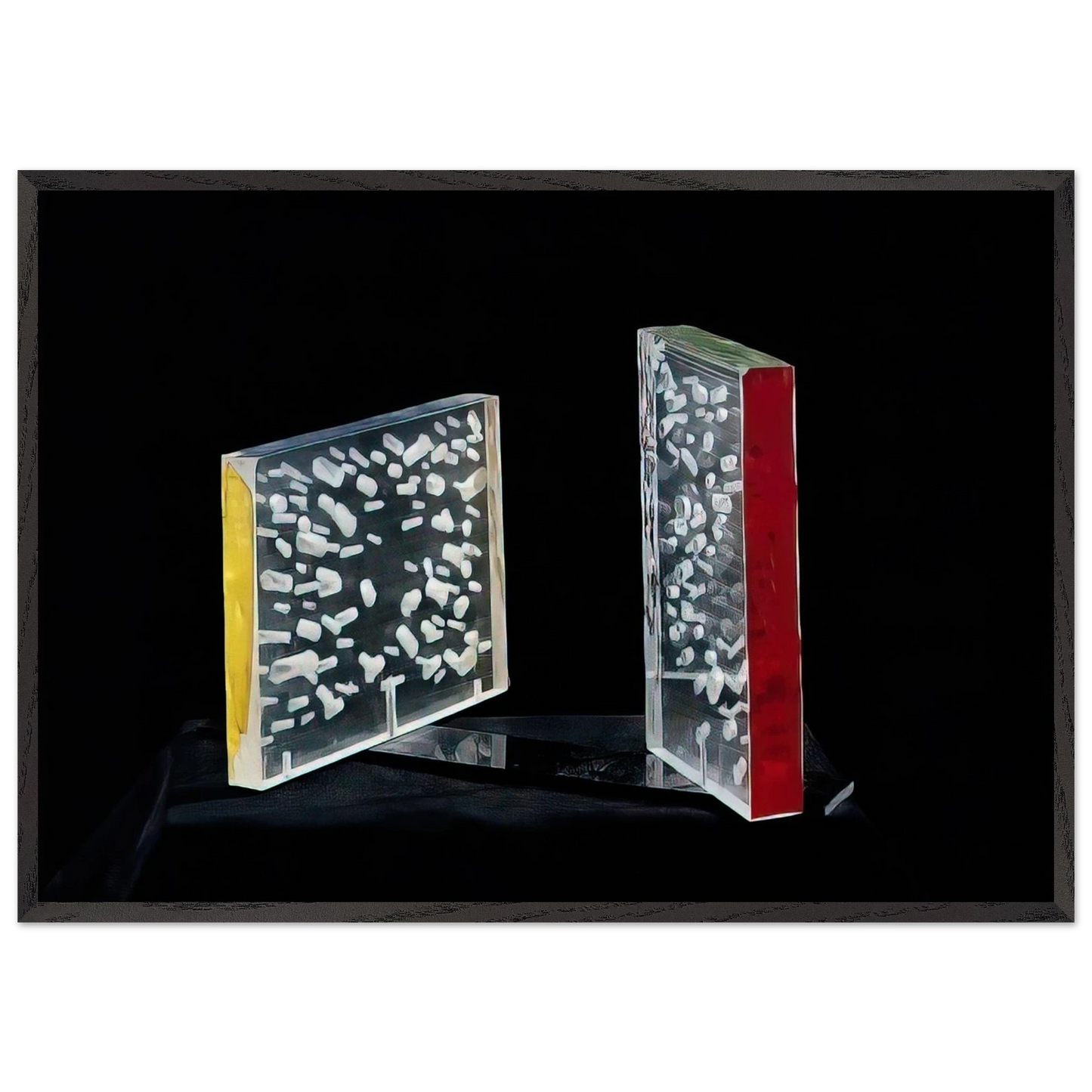 Sospensioni Colorate - 1955 - Piero Dorazio Framed Art Print – Black Wooden Frame - Default Title - -Framed Art Print