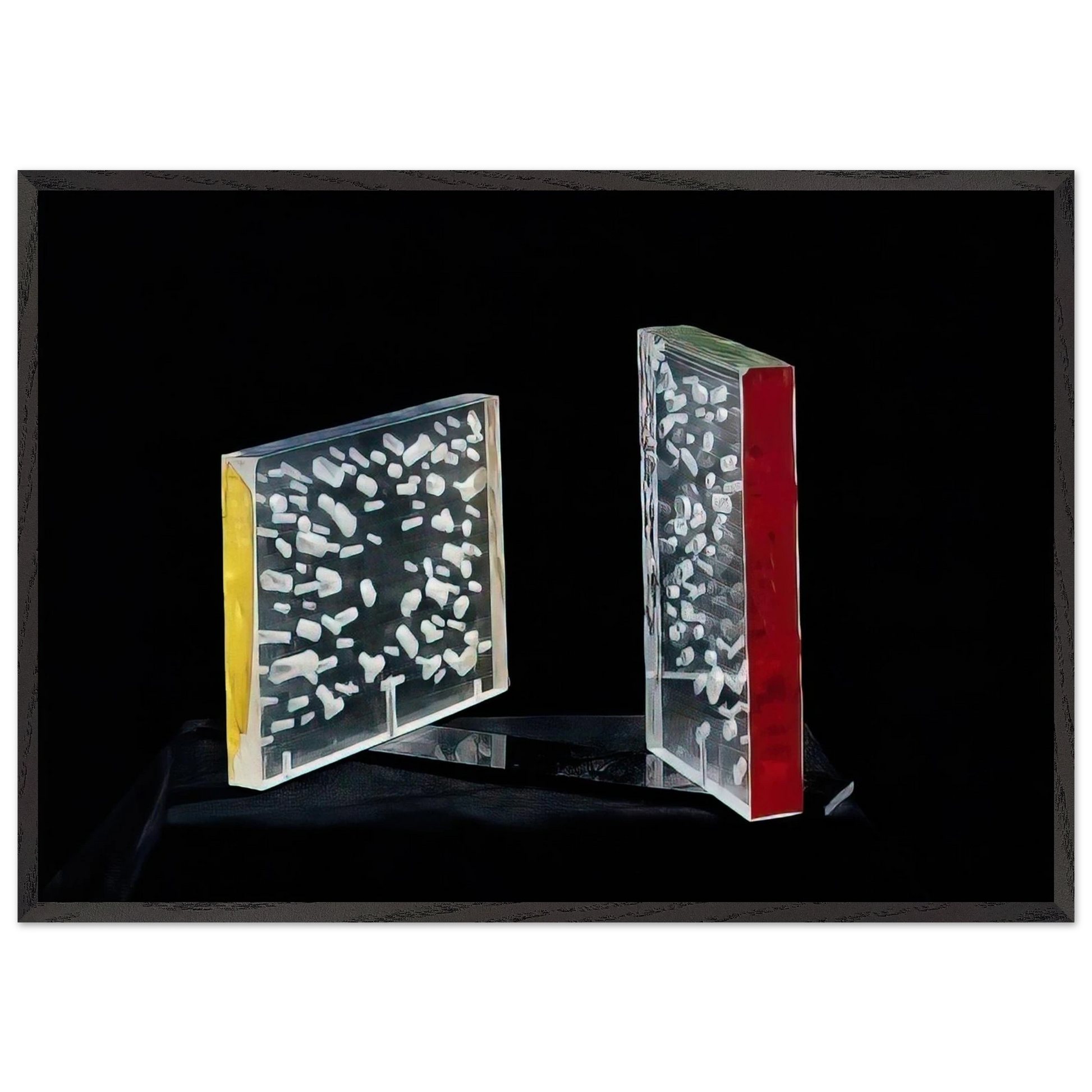 Sospensioni Colorate - 1955 - Piero Dorazio Framed Art Print – Black Wooden Frame - Default Title - -Framed Art Print