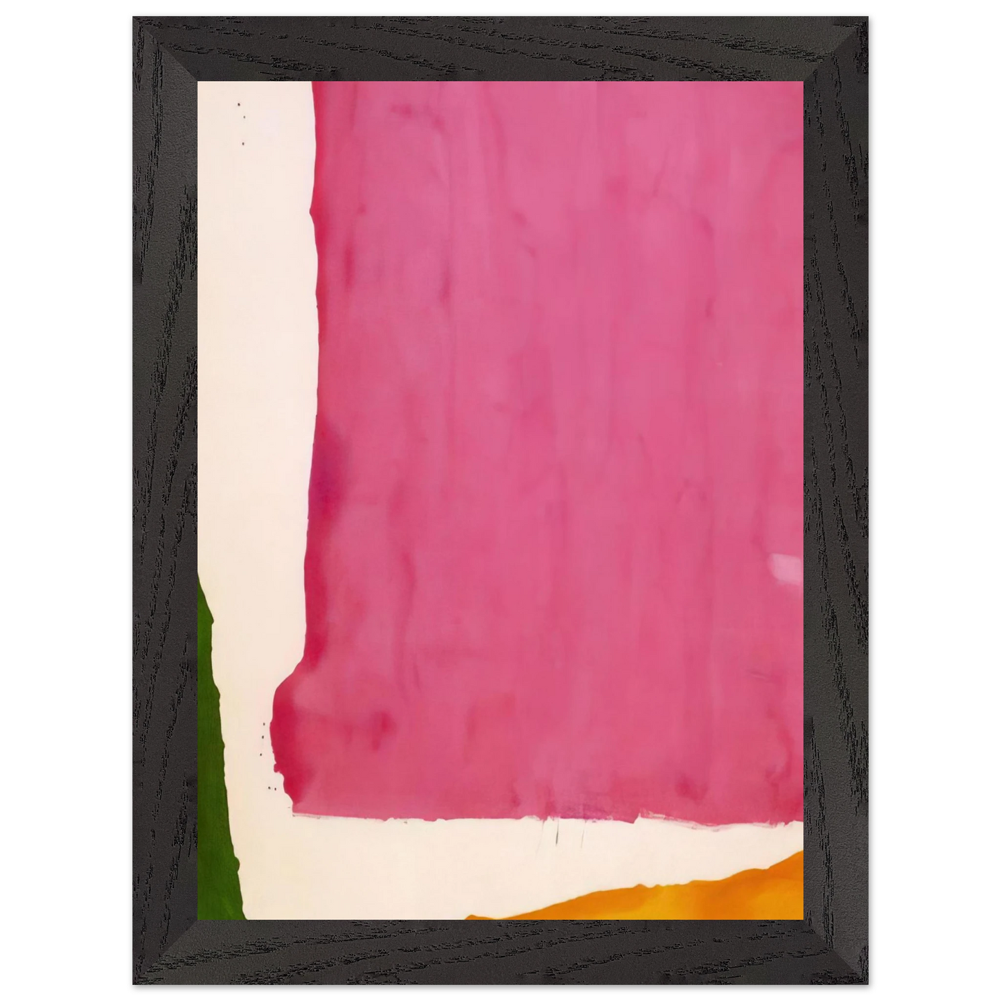 Helen Frankenthaler - Mauve District - 1966 Wall art - A1 (59.4 x 84.1  cm) - Premium Wooden Framed Poster With Fine Art Paper - White frame