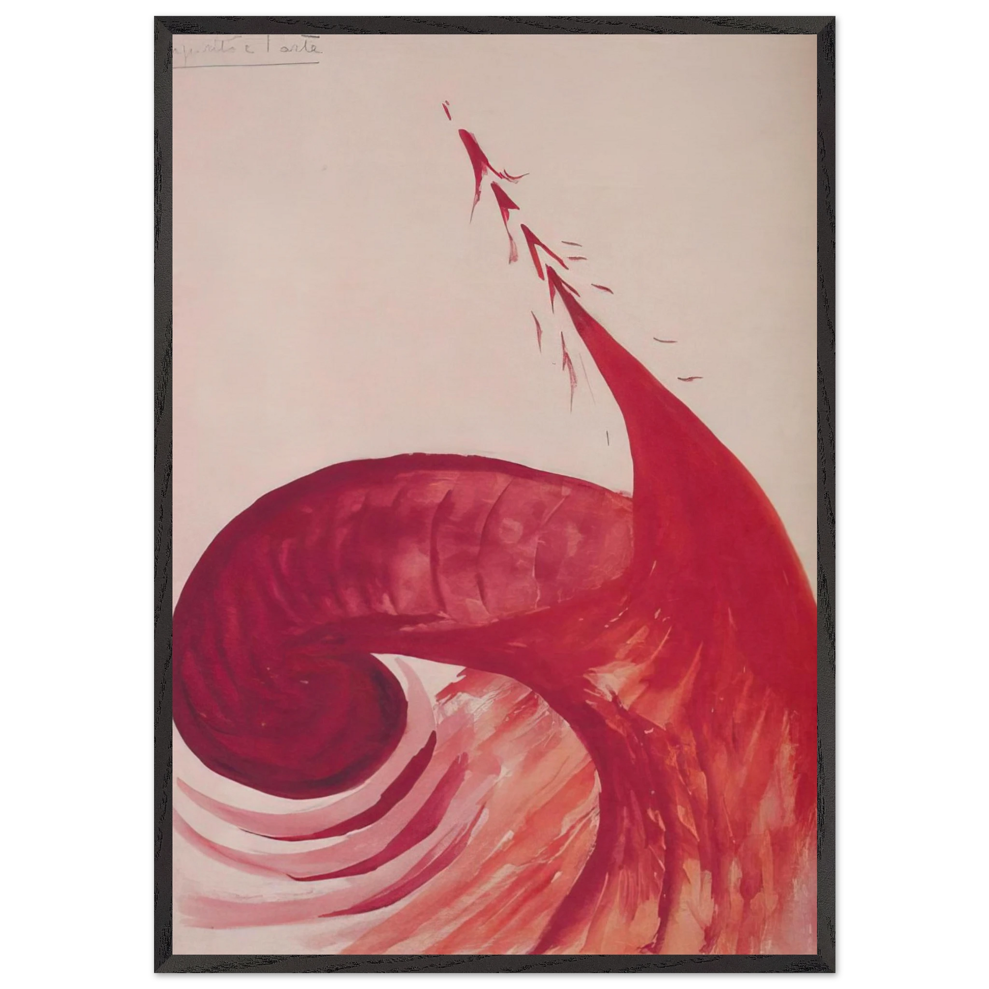 Lo Spirito - 1930 Italy - Benedetta Cappa Framed Art Print – Black Wooden Frame - Default Title - -Framed Art Print