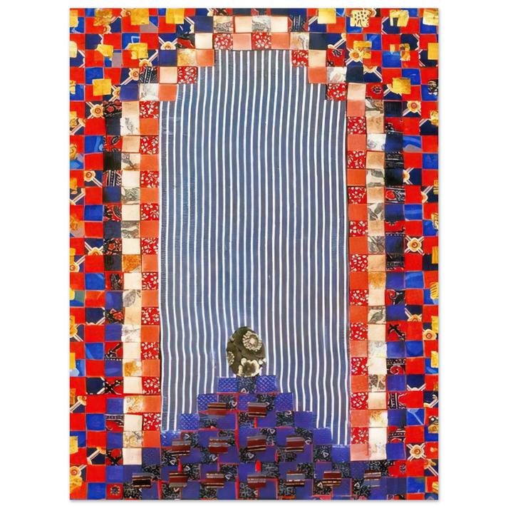Miriam Schapiro - The First Theater - PD Pattern and Decoration  75x100 cm / 30x40inches Fine Art Poster