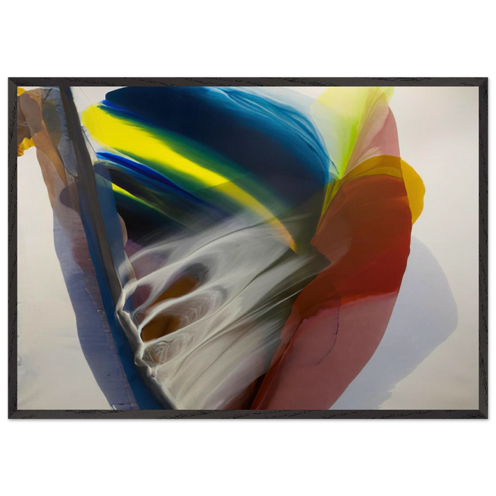 Wanderland Express - Paul Jenkins 70x100 cm / 28x40 inches Framed Art Print – Black Wooden Frame