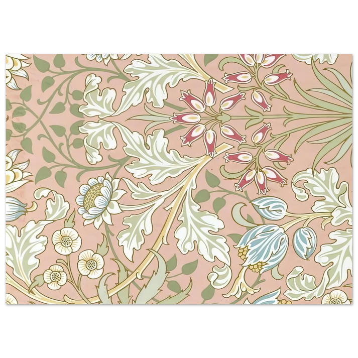 William Morris - WALLPAPER HYACINTH PATTERN 480 1917 Fine Art Poster