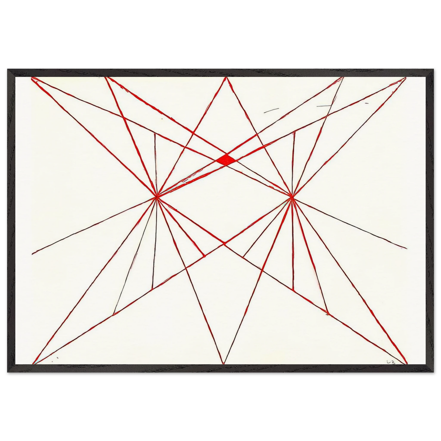 UNTITLED 1995 6 - Louise Bourgeois Framed Art Print – Black Wooden Frame - Default Title - -Framed Art Print