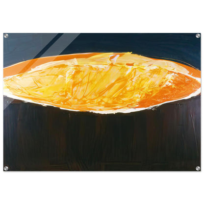 Volcano, The Heat - 1983 - Ronnie Landfield Acrylic Print - 70x100 cm / 28x40″ inches | Ronnie Landfield Wall Art | Ronnie Landfield Prints