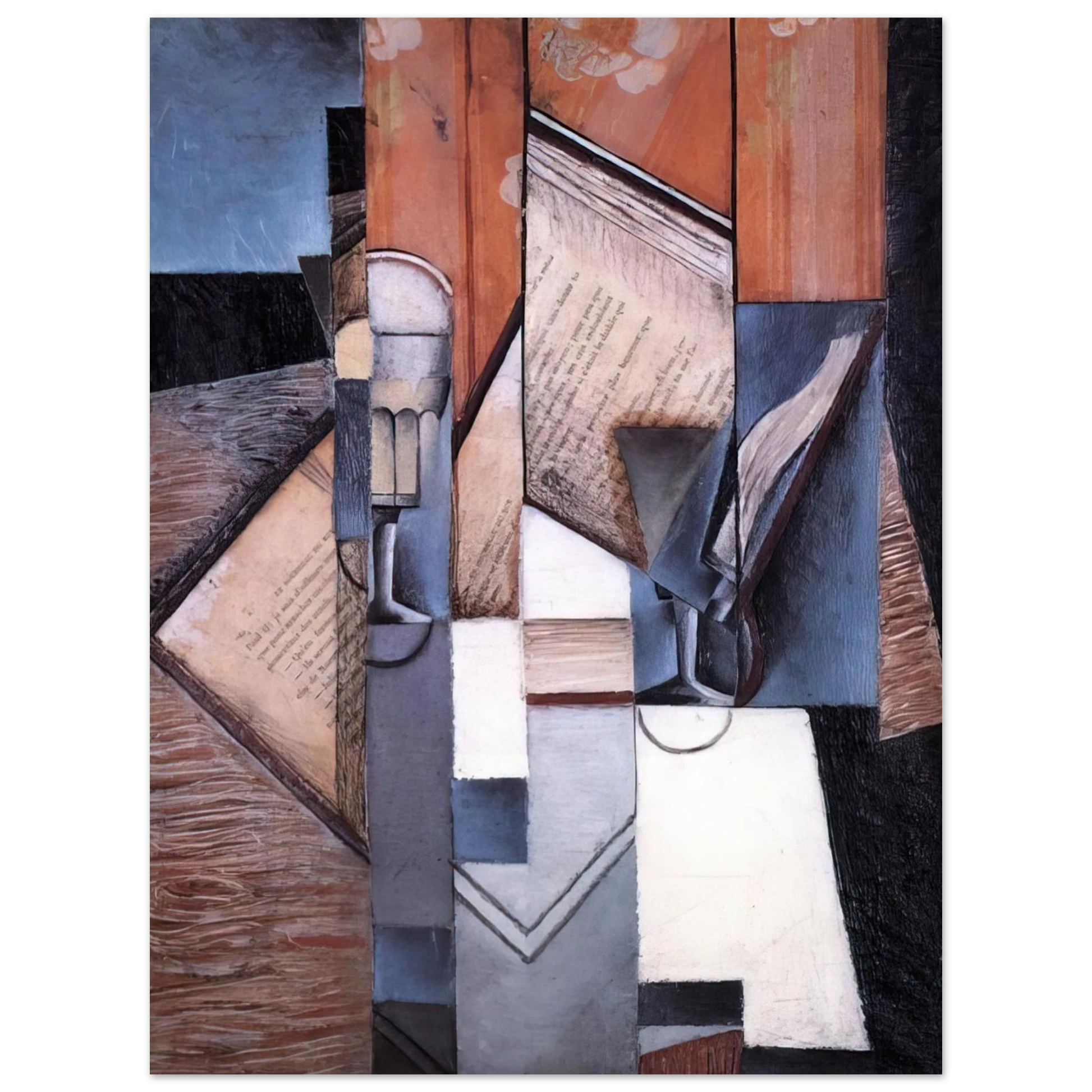 Juan Gris - THE BOOK 1913 Fine Art Poster - Default Title