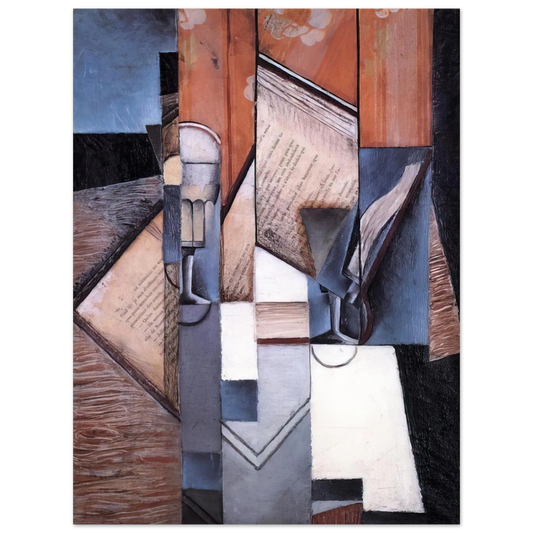 Juan Gris - THE BOOK 1913 Fine Art Poster - Default Title