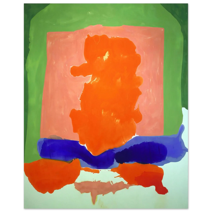 Helen Frankenthaler - Small s Paradise - 1964 Wall art - 30x40 cm / 12x16 Inches - Premium Wooden Framed Poster With Fine Art Paper - Wood frame