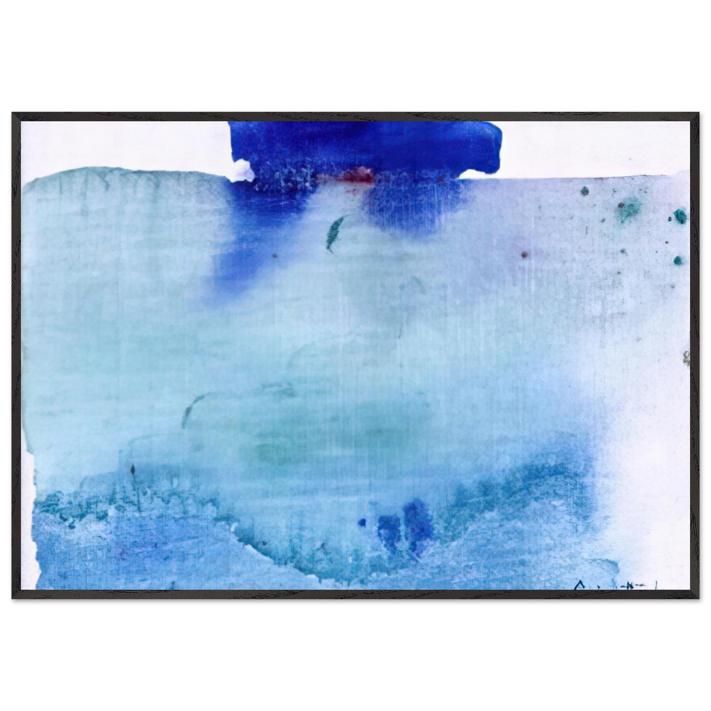 Helen Frankenthaler - Untitled - 1982 Wall art - 15x20 cm / 6x8 inches - Fine Art Poster - -